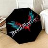 Devil May Cry 8 Ribs 3Fold Black Glue Uv Protection Umbrella Sun Protection Rainproof Compact Folding Umbrella For Travel Daily Use C923935