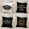 Brand Moto G-GuzziS Pillow Case Office Sofa Dorm Chair Back Short Plush Double-sided Printing Home  Cushion Cover