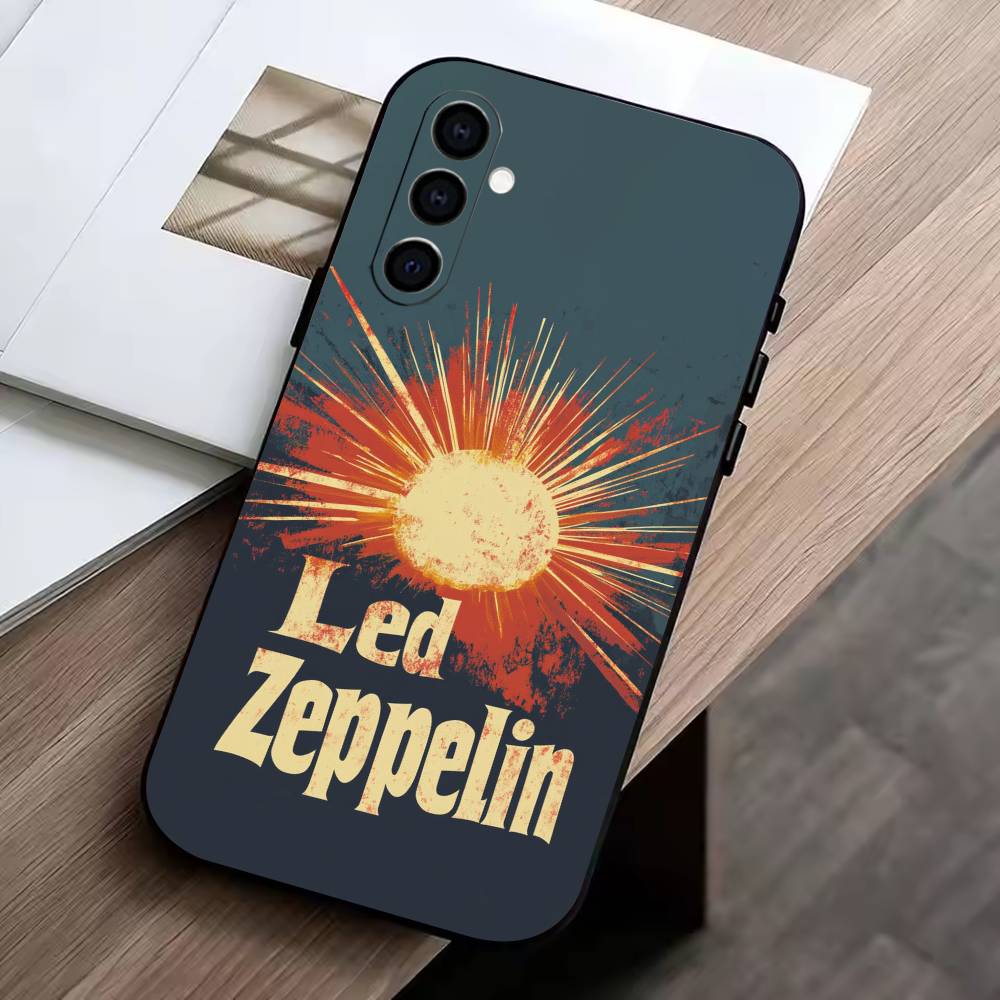 Чехол для телефона L-Led Z-Zeppelin Черный Мягкий Силикон Для Samsung Galaxy A73,A72,A71,A70,A53,A52,A51