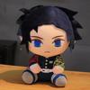 Cartoon Demon Slayer Plush Toys Kawaii Kamado Tanjirou Agatsuma Zenitsu Kamado Nezuko Stuffed Dolls Lovely Pillow