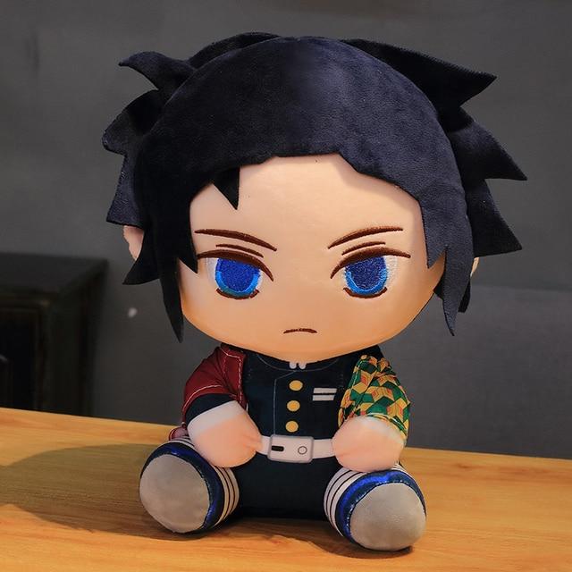 Cartoon Demon Slayer Plush Toys Kawaii Kamado Tanjirou Agatsuma Zenitsu Kamado Nezuko Stuffed Dolls Lovely Pillow