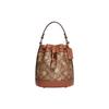 New Dempsey With Cow Leather Bucket Bag, Handbag, Shoulder Bag, Crossbody Bag Mini Women's Brown CE587-IMV2X