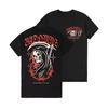 Bad OUnisexs Band Metal Core Rock American Retro Casual Loose Print Unisexs and Womens Cotton Shortsleeved Tshirt Summer T Shirt