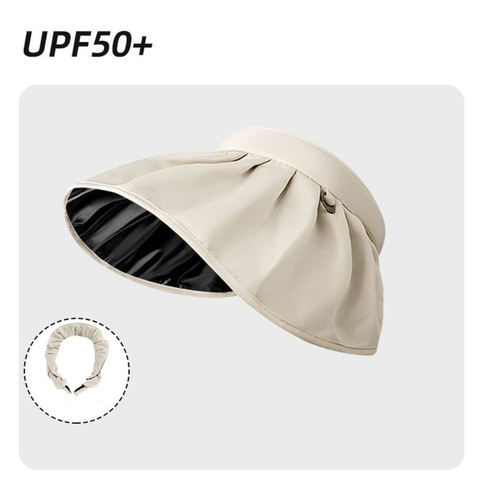 Широкополая шляпа-ракушка от солнца Мягкая пляжная шляпа Повседневная кепка-ведро для девочек