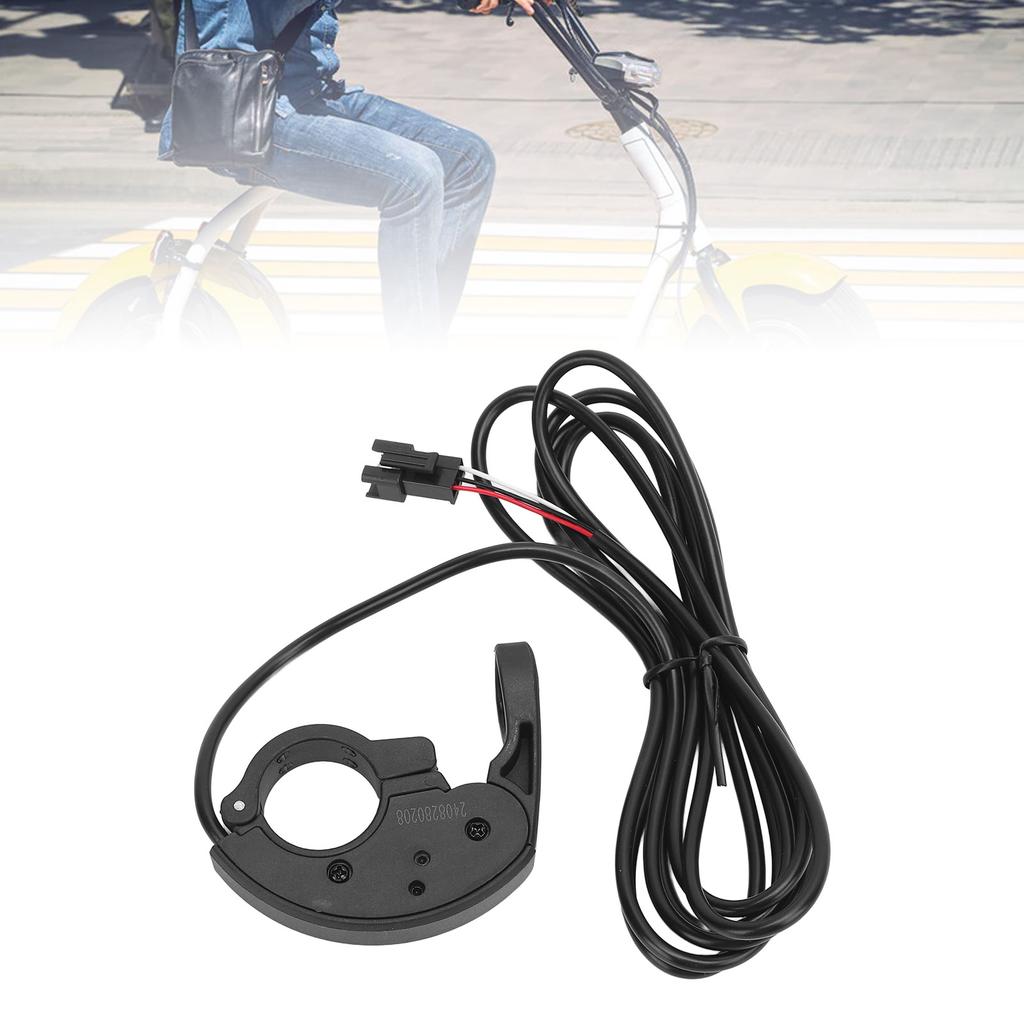 Thumb Throttle Left and Right Universal SM Connector 12-72V Electric Cycling Thumb Throttle for 22mm