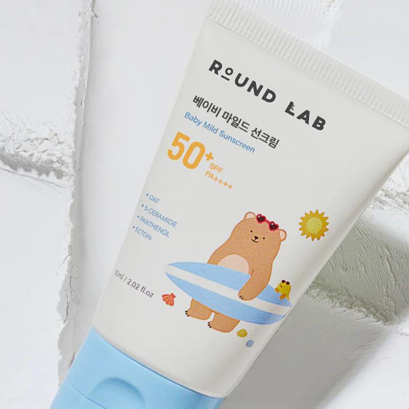 ROUND LAB Детский мягкий солнцезащитный крем 60 мл SPF 50+ PA++++