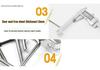 Wire Mesh Shelf Hooks - Pack of 50: Grid Panel Ornament Hooks for Hanging Mobile Phone Accessories in Supermarkets