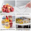 Органайзер для шкафа Lazy Susan, контейнеры без BPA, кухонные уголки и Lazy Susan диаметром 26–28 дюймов, клин 1/8, 4 упаковки