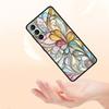 Модный Чехол Для Телефона С Цветочным Узором Для Samsung Galaxy S26 Ultra S25 Plus S24 FE S23 S22 5G S21 S20 Черный Мягкий