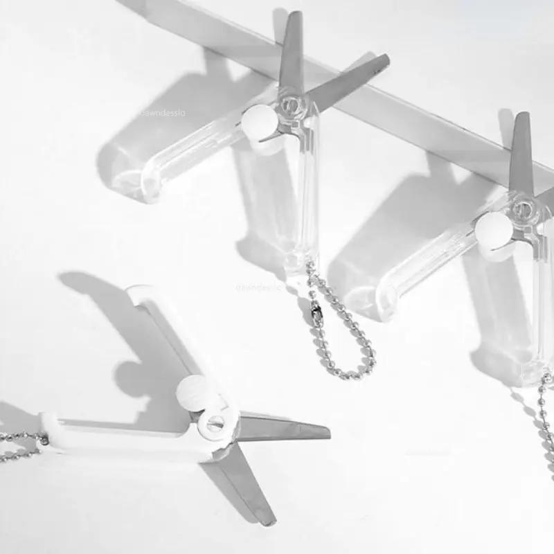 Креативные мини-портативные складные ножницы Morandi, простой инструмент для резки бумаги, стационарные ножницы, офисные школьные принадлежности