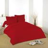 Fitted Sheet - Alicia - 160x200 Cm - 100% Cotton - Red - 25 Cm Pocket