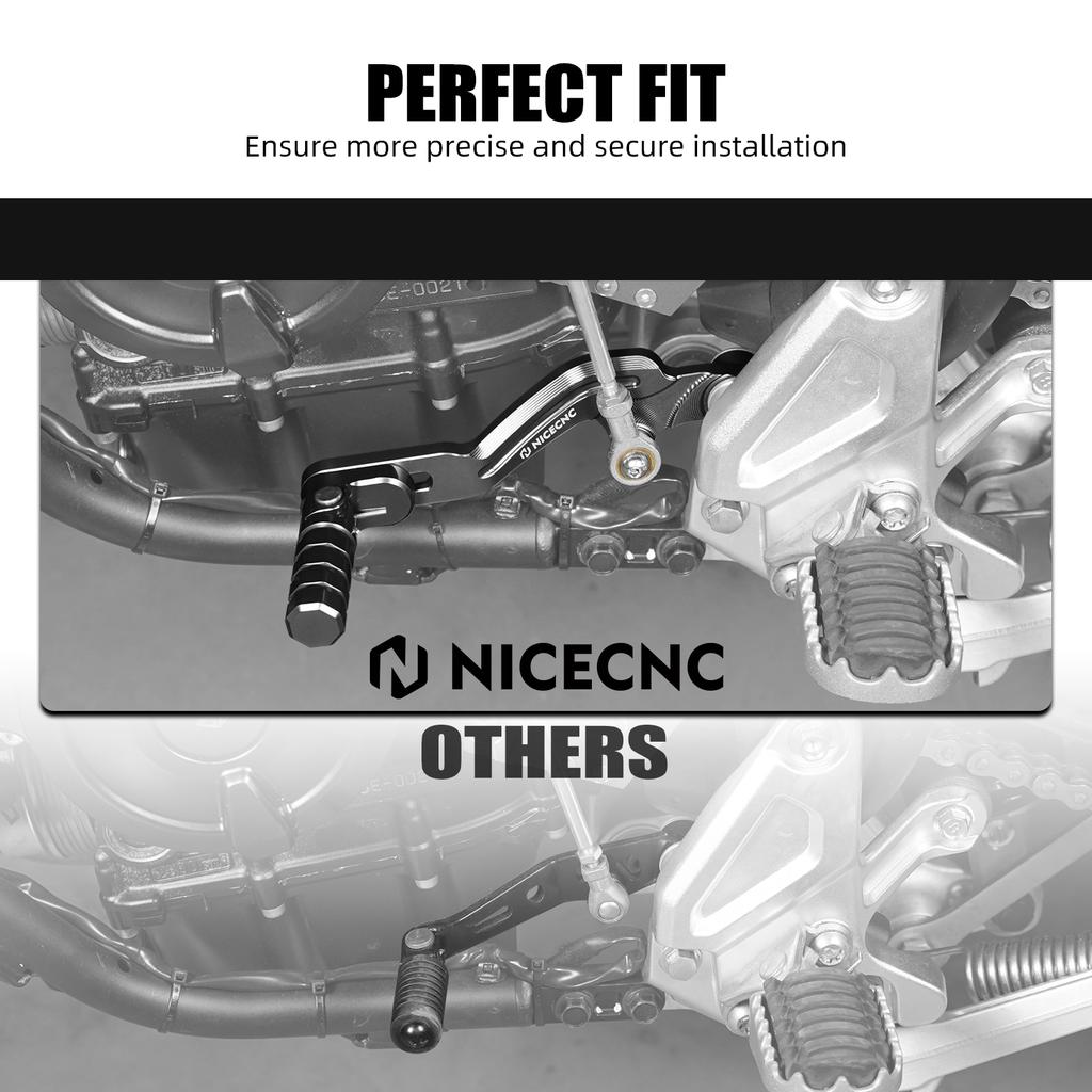 NICECNC For Yamaha Tenere 700 2019-2024 DualControl Brake Pedal Extender Gear Shift Lever Shifter XTZ 700 T700 Accessories