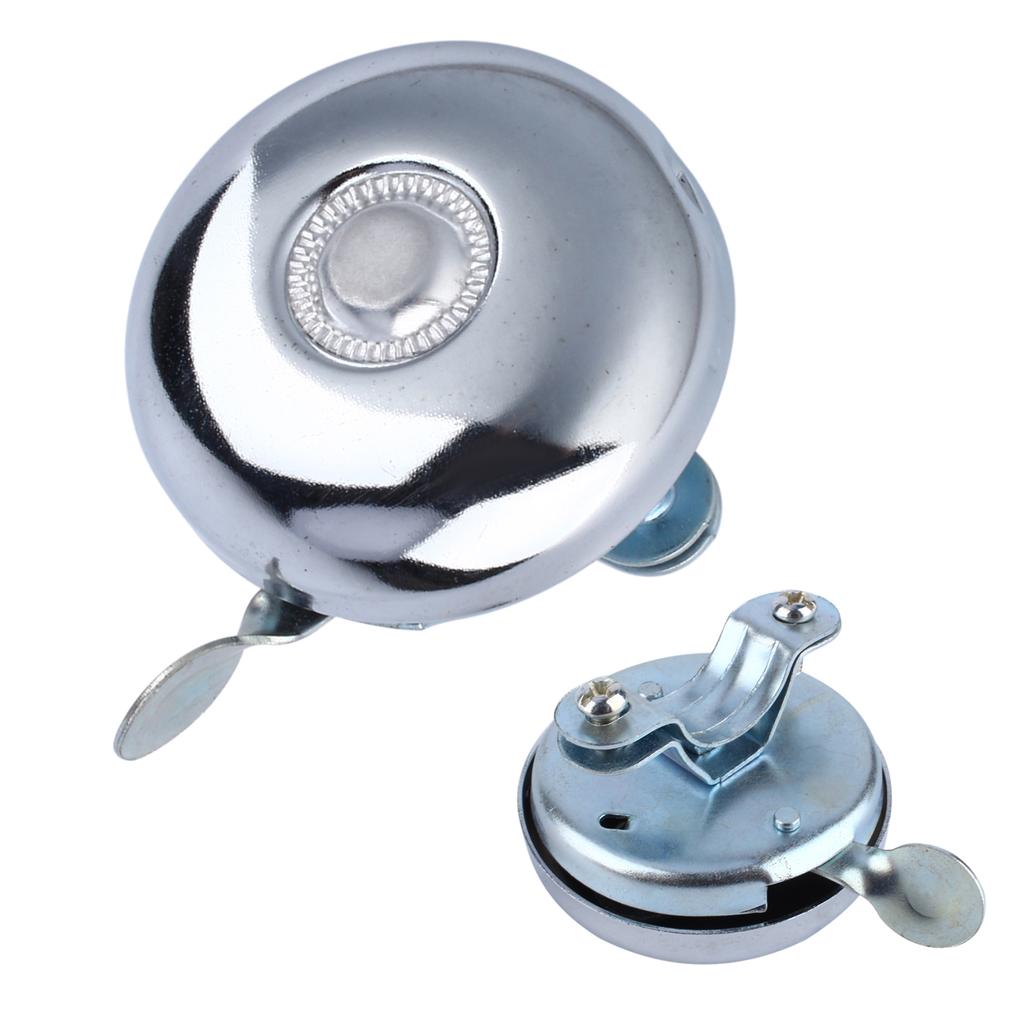 Retro Metal Ring Bike Bicycle Cycling Handlebar Loud Horn Bell Sound Alarm Silve