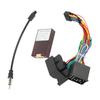 Car Power Cable Audio Wiring Harness Adapter with Canbus Box Replacement for F30 F10 X5 E46 E39 E53