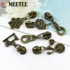 Meetee 5-20 шт. 5# Слайдер для нейлоновых молний, головка молнии из цинкового сплава, декор, бронзовый пуллер для молний, аксессуары для шитья куртки, пальто
