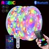 5V USB RGBIC RGB Neon LED Strip Christmas Light 5/10/20M Bluetooth Remote Smart Switch Control Fairy LED String Decoration Light