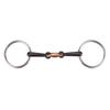 Durable Stainless Steel Ring Snaffle Mouth Horse Bit with Elliptical Copper Link(115mm)