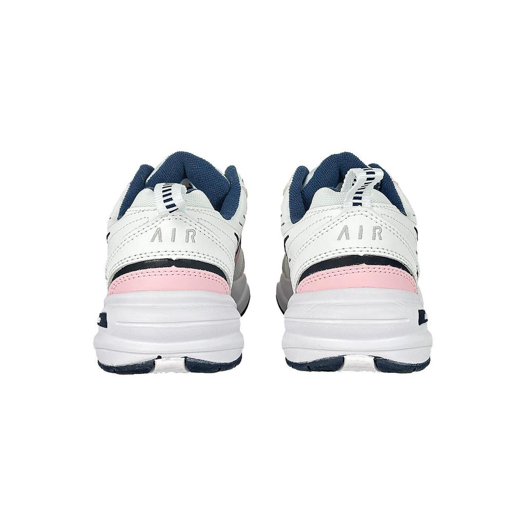 Nike Air Monarch 4 Нескользящие Нескользящие Низкие Кроссовки На Толстой Подошве Унисекс Розовый Белый 415445-102(Команда627-)