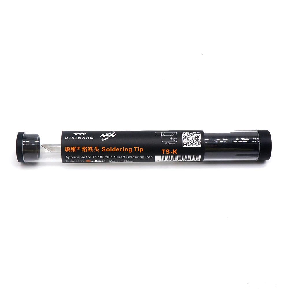 Original Miniware Specific Replacement TS101 TS100 Soldering Iron Tip 9 Types For Soldering Iron tip accorrding to your select