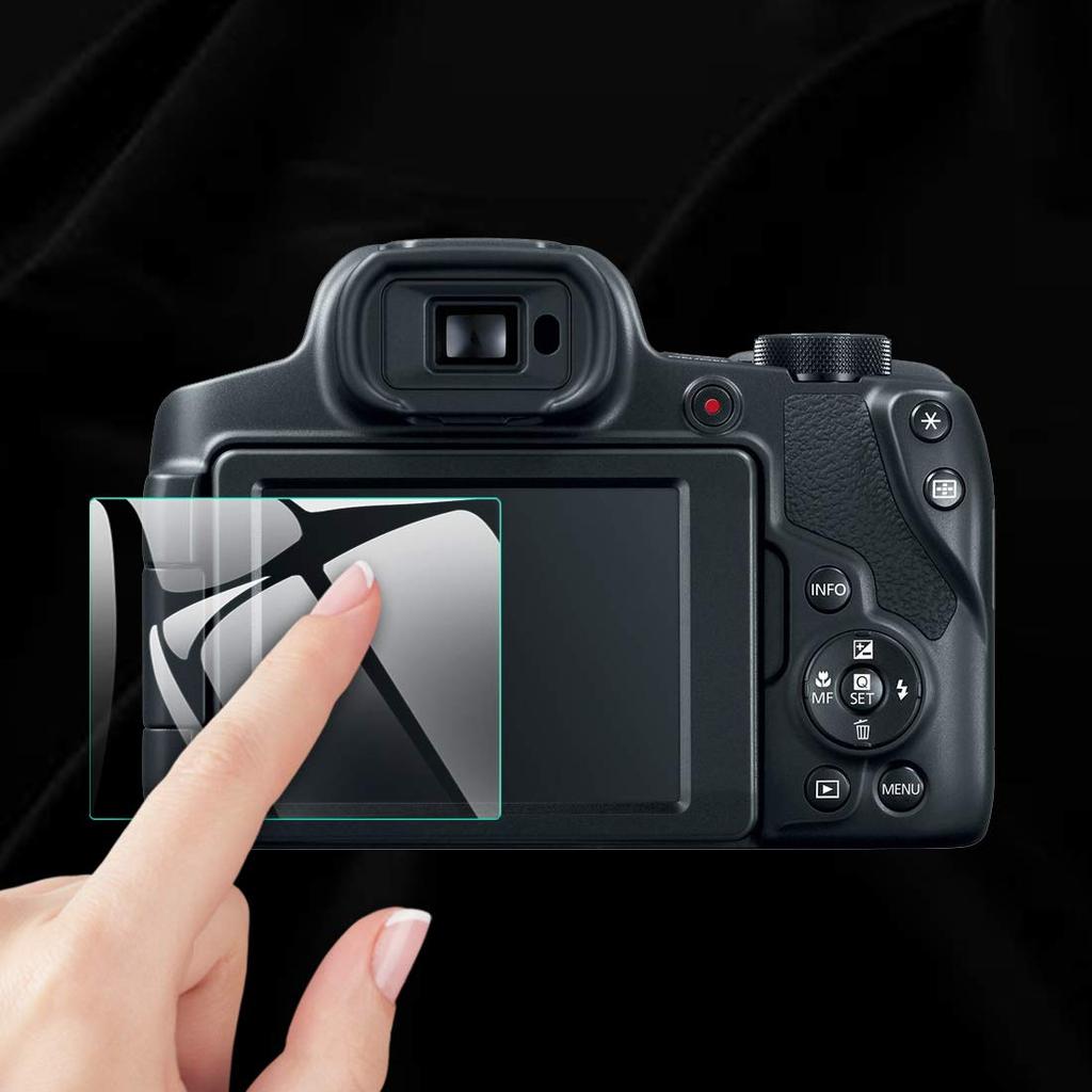 EternalStars Camera Screen Protector with 9H Full for Canon PowerShot SX70 HS 3-Piece Hardness, Coverage,