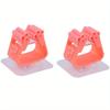 2PCS Mop Storage Storage Rack Bathroom Suction Hanging Pipe Traceless Mop Clip Broom Hanger Wall-Mounted Waterproof Mop Rack