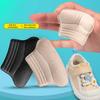 1 пара детских наклеек на пятку, противоскользящие, обрезаемые, высокоэластичные, самоклеящиеся, уменьшенного размера, подушечки для ног, противоизносные наклейки на пятку, подушечки