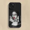 Чехол для телефона "Мона Лиза смешного искусства" для iPhone 15 14 13 12 11 Pro Max Mini XS X XR Plus 15 Мягкий силиконовый ударопрочный чехол