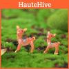 Cute Cartoon Resin Deer Moss Micro Landscape Diy Christmas Craft Material