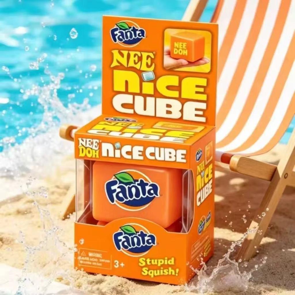 @&Новый Needoh Nice Cube Сенсорный Сниматель Стресса Игрушка-фиджет Для Тревоги и Концентрации Настольный Сенсорный Куб Для Взрослых и Детей Schylling