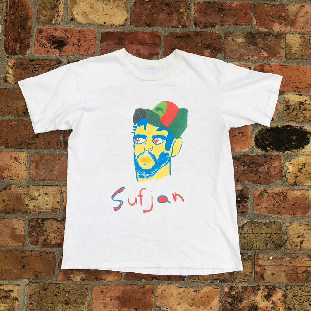 Sufjan Stevens lot Gift For Fans White T Shirt Full Size S-5XLSS331