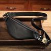 Сумка на пояс Bull Captain Retro из кожи Crazy Horse для мужчин, сумка через плечо, сумка кросс-боди