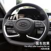 Wdjnt5 Стиль автомобиля ABS Наклейка на центр руля автомобиля Для Hyundai Tucson SANTAFE SONATA ACCENT Elantra Значок Эмблема Наклейка Аксессуар