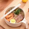Ramen Noodle Bowl Cereal Bowl With Chopsticks Spoon And Fork Ramen Noodle Rice Bowl With Lid And Handle For Home Dorm Room