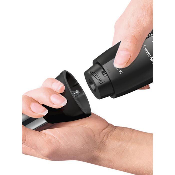 Mixeur à main - BOSCH - CleverMixx - 600 W - pied inox - bol mixeur - mini-hachoir