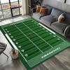 Cartoon Rugby Field Rugby American Football Rug for Living Room Bedroom Home Sofa Decoration,Area Rug Non-slip Floor Mat