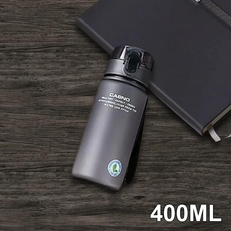 400 мл/560 мл Матовая спортивная бутылка для воды Не содержит BPA Защищенная от протечек спортивная бутылка для воды Туризм Пеший туризм Портативная Уличная Езда Бутылки для спортзала