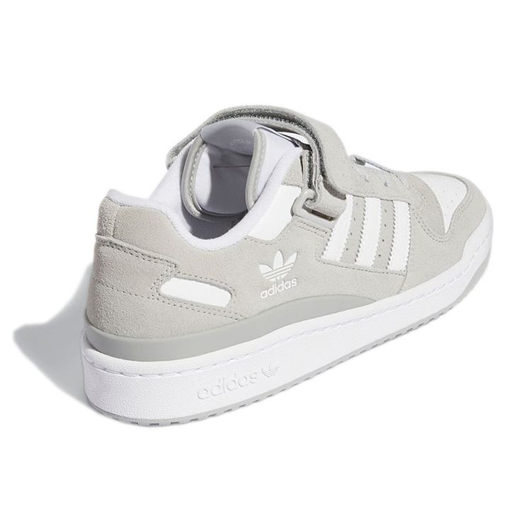 Adidas Forum Low Grey Кроссовки унисекс Cloud-White Grey-Two GW0694