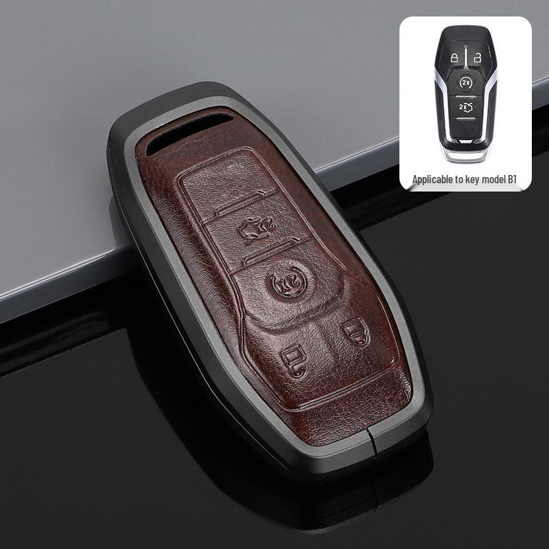 Metal Protective Key Shell for 2015-2017 Ford Mustang - Unisex Design