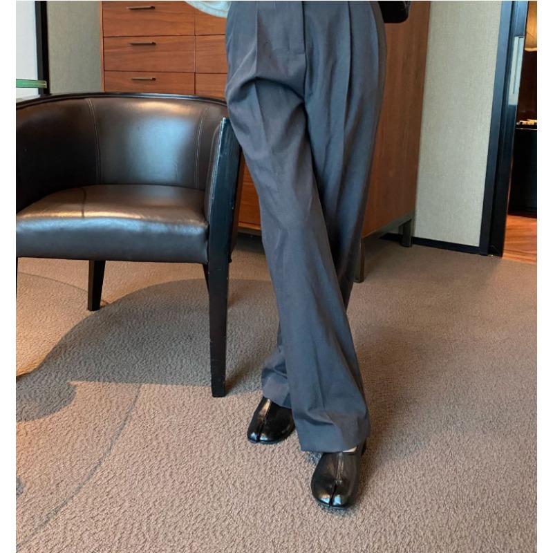 Мода весна-лето 2025 Мягкая кожа Разделенный палец Женские туфли-лодочки Повседневные Удобные На низком каблуке Обувь Таби Балетки Женские