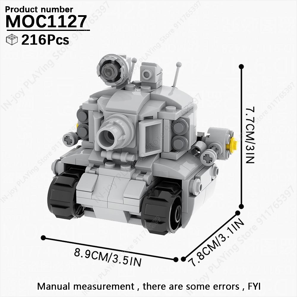 MOOXI Модель Робота Меха Танка из Фильма и Игры MOC Кирпичи Творческий DIY Сборные Строительные Блоки Совместимые с Игрушками из Коллекции Фигурок