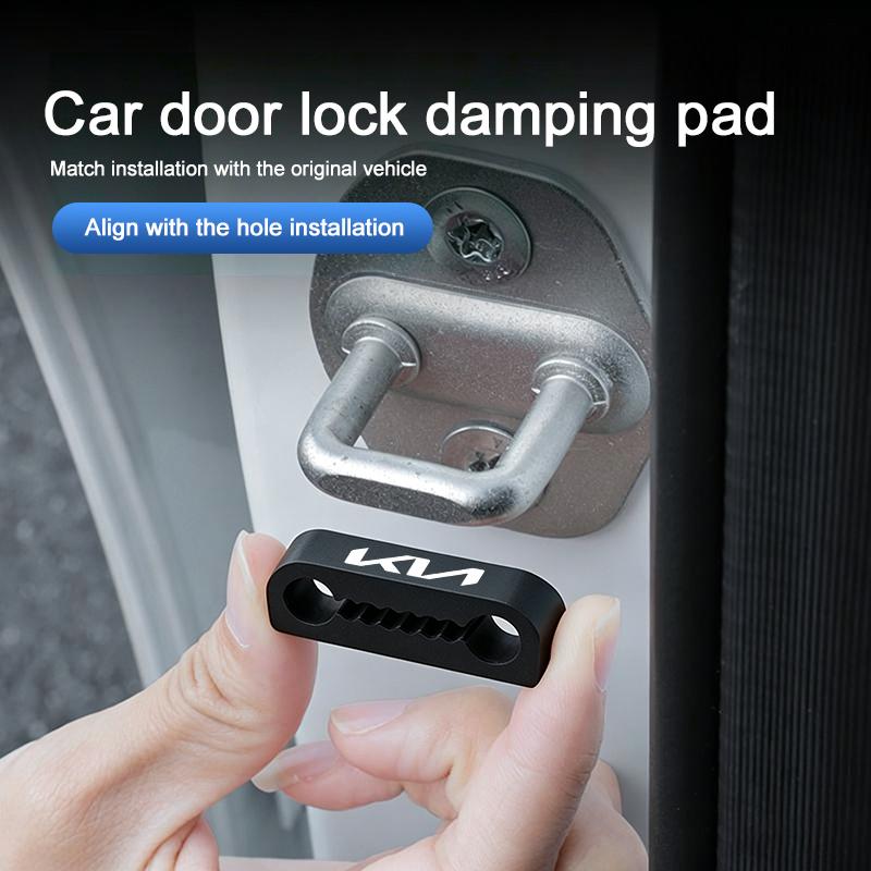AEJ1 Car Door Shock Absorber Pad Door Lock Protection Gasket For KIA K3 Sportage Carnival K5 Seltos Pegas KX1 EV5 Sonet EV6 K4 EV3