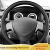 Чехол-оплетка на руль автомобиля своими руками для Toyota Corolla Matrix Auris 2006 - 2010 Автомобильный аксессуар Плетеная оплетка на руль