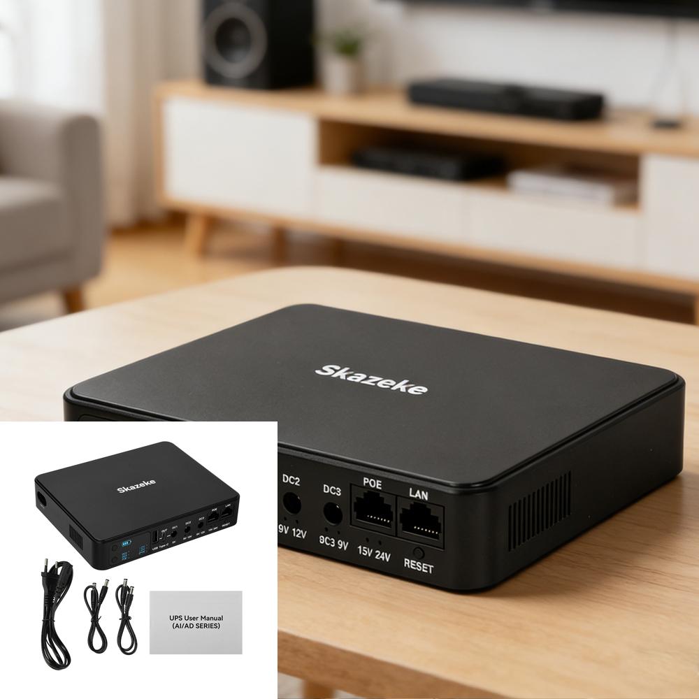 UPS Uninterruptible Power Supply Router Optical Modem Portable Lithium Battery Surveillance Wifi Backup Power Bank With Batter