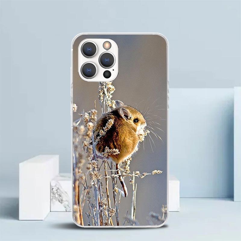 Милый Милый Хомяк Питомец Чехол для Телефона Для IPhone 16 17 Air 16E 15 14 Plus 13 Mini 12 11 Pro Max 7 8 + SE 2020 Мягкий ТПУ Задняя Крышка 1