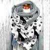 Women Printing Scarf Fashion Retro Female Multi-Purpose Shawl Scarf