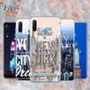 New York Fashion Soft TPU Silicone Cover For Huawei P40 P30 P20 Pro P10 P9 P8 Lite E Plus 2019 2017 Phone Case