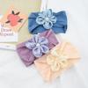 Pearl Sunflower Nylon Headgear Baby Hair Accessories Children'S Headband Infant Soft Headband Stockings Headband