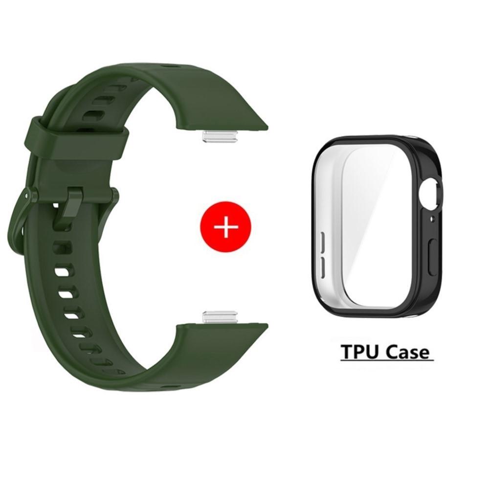 Sport Silicone Band+Case For Huawei Watch Fit 3 Strap Smartwatch Accessories Replacement Correas Bracelet for Huawei Watch fit3