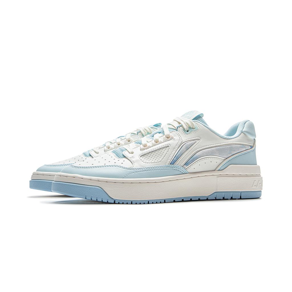 Li Ning Rising Stars Низкие кеды для скейтборда, нескользящие, износостойкие, унисекс, Бело-синие, ABCV009-3