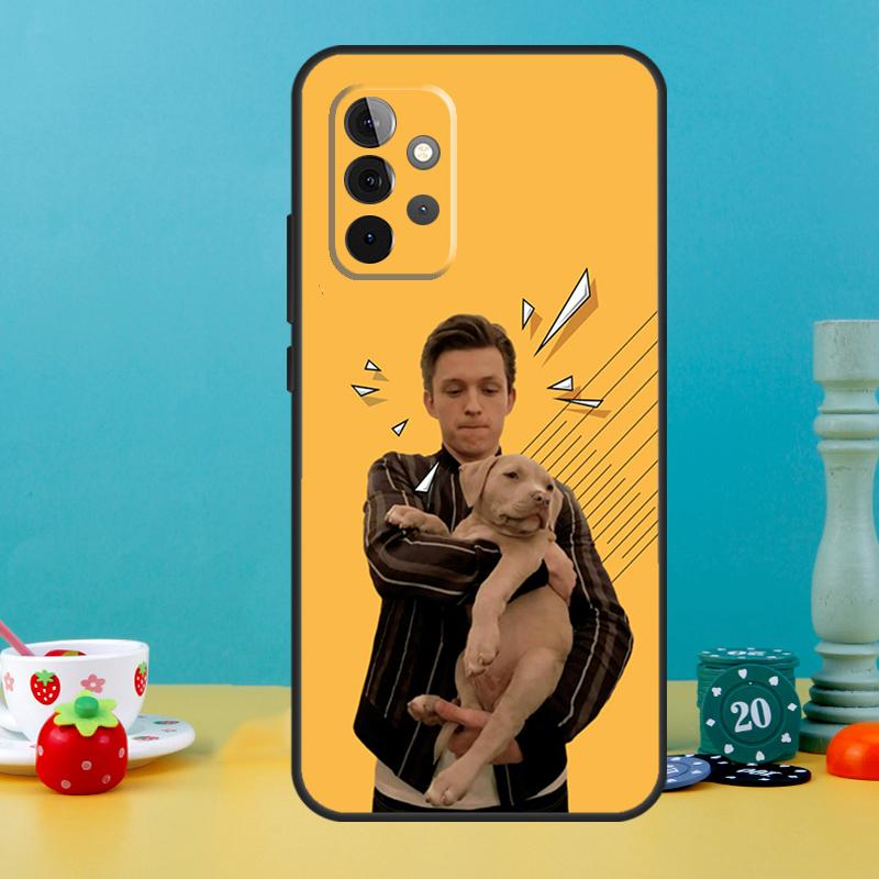 Чехол с Томом Холландом для Samsung Galaxy A15 A16 A05 A26 A36 A56 A52 A53 A33 A13 A34 A54 A14 A35 A55 A22 A32